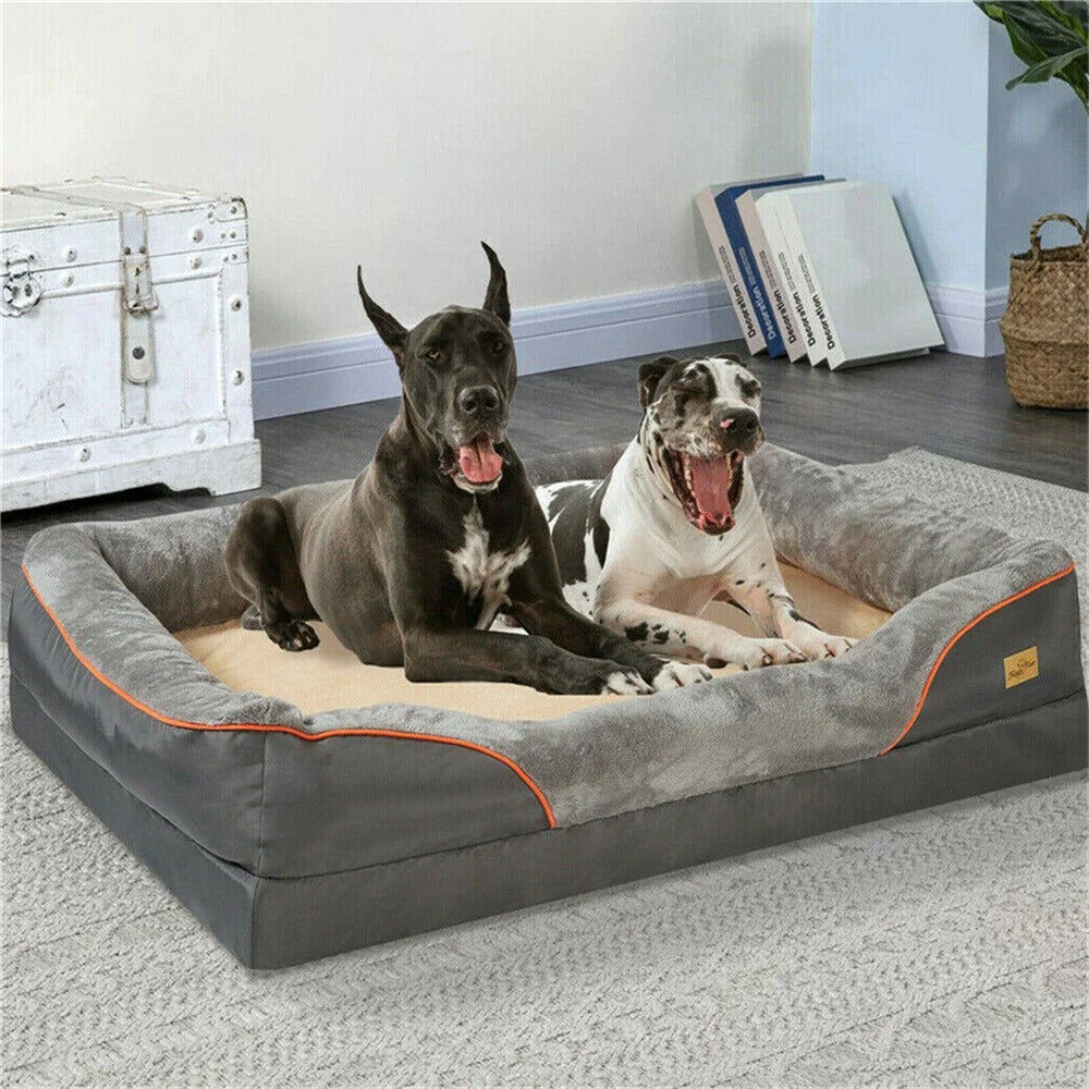 Orthopedic Plush Dog Bed