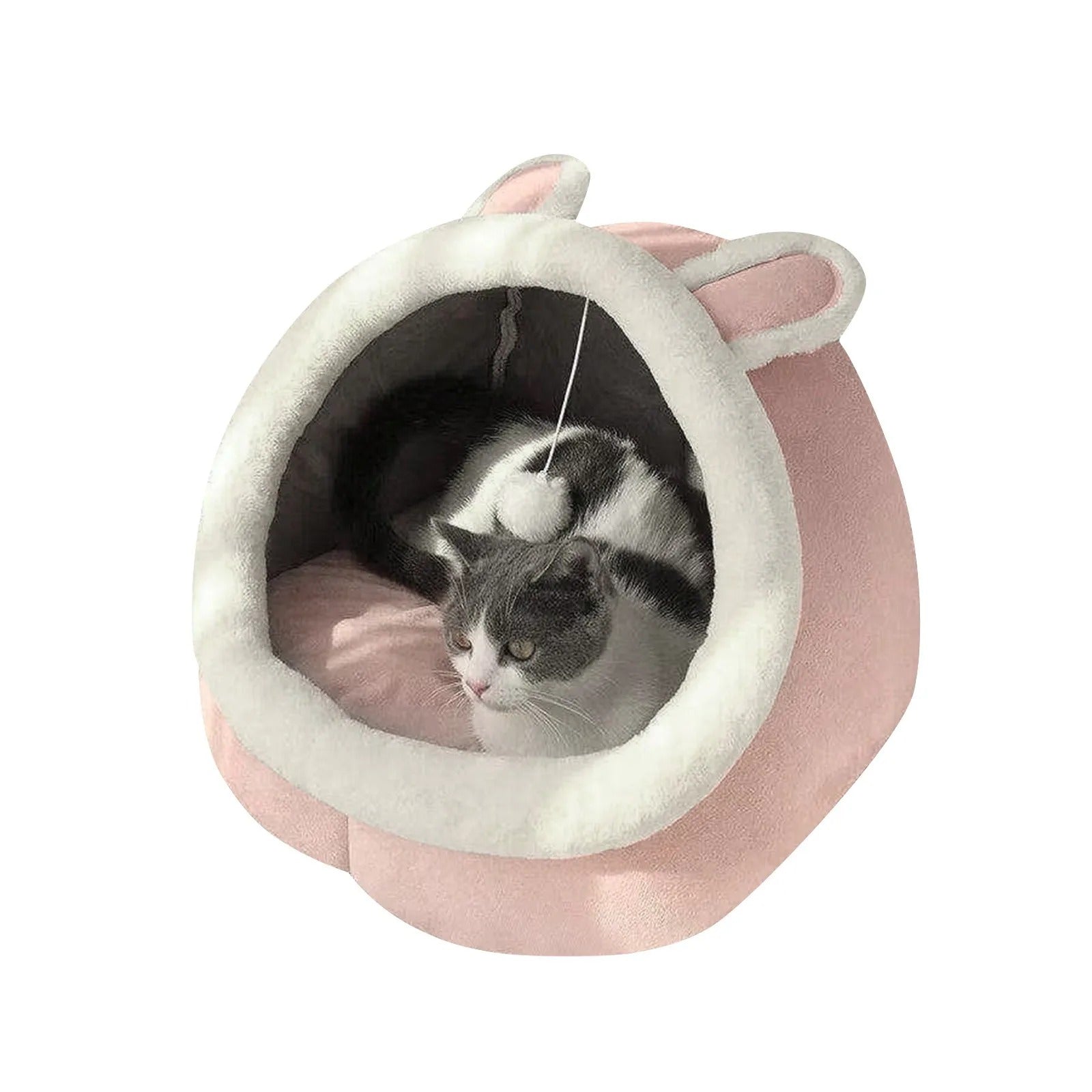 The Bunny Plush Cat Bed