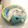 Dinosaur Plush Cat Bed